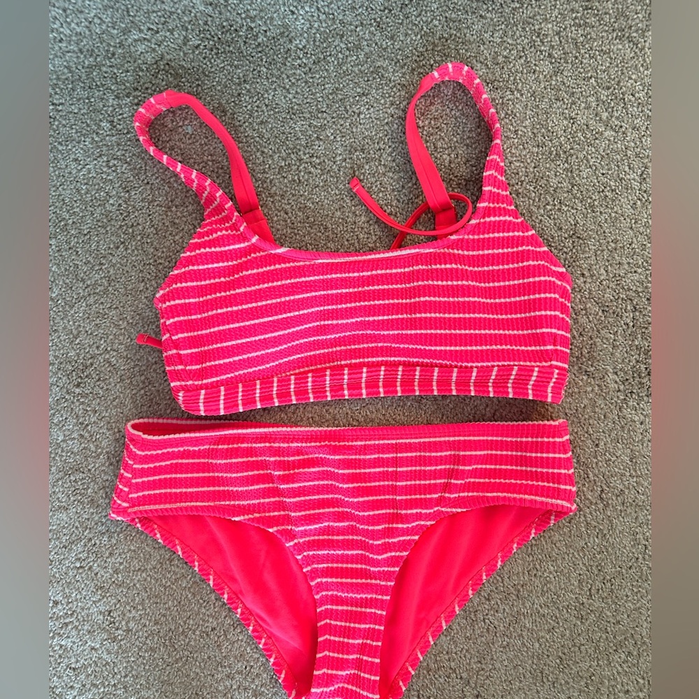 Striped bikini